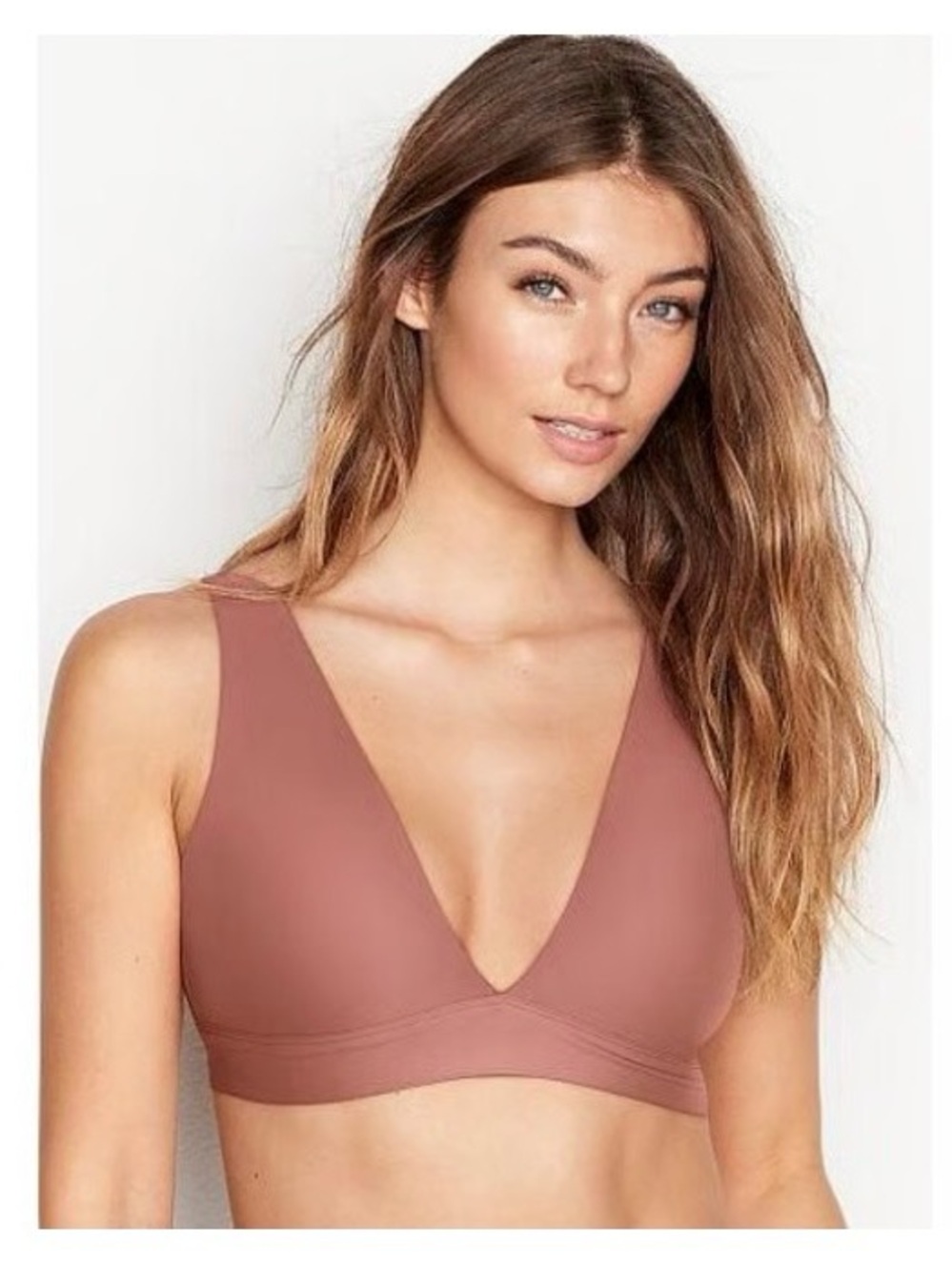 Victoria’s Secret Vintage Rose Unlined Soft Wireless Lounge Bra size S